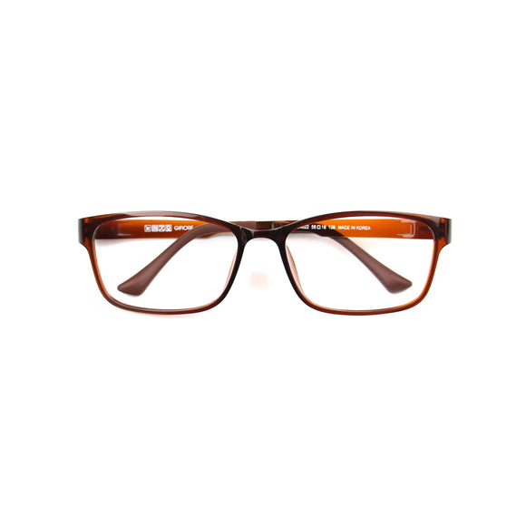 Brown eyeglasses frame