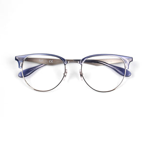 RayBan Transparent Blue Eyeglasses