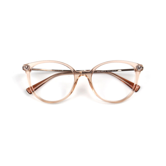 Versace Light Brown Eyeglasses