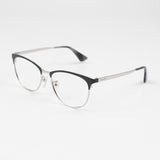 Prada Gray Metal Eyeglasses