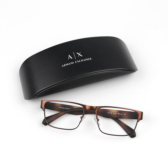 Bold & Vintage Style ARMANI EXCHANGE Brown Eyeglasses