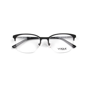 Vogue Half Frame Black Eyeglasses