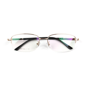 Gold Half Frame Eyeglasses