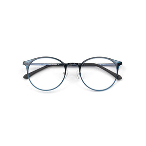 Blue Round Eyeglasses