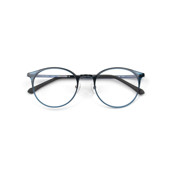 Blue Round Eyeglasses