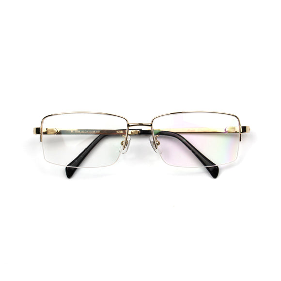 Gold Rectangle Titanium Frame Eyeglasses