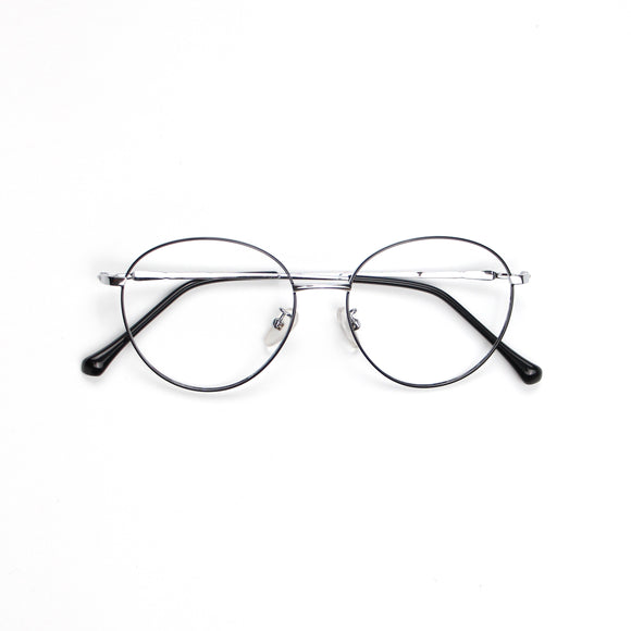 Blue Metal Eyeglasses