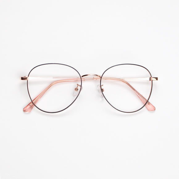 Pink Round Eyeglasses