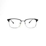 Black Half Frame Eyeglasses