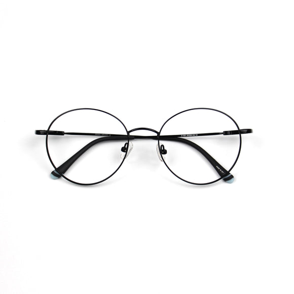 Blue Round Eyeglasses