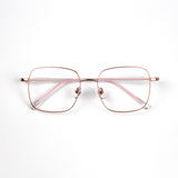 Pink Metal Eyeglasses