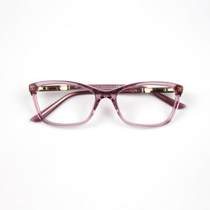 Versace Stylish Transparent Violet Eyeglasses