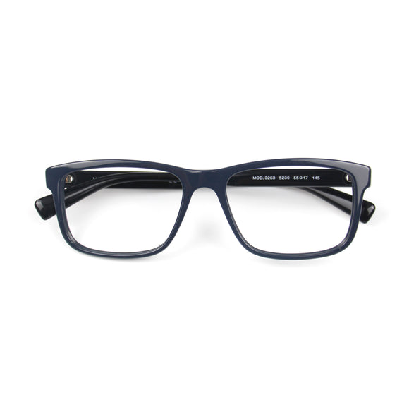 Versace Shiny Dark Blue Eyeglasses